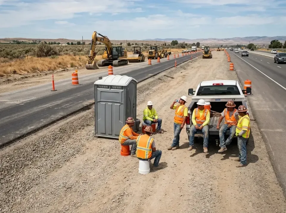 highway-road-construction-crew-007 — frequently asked questions, Porta Potty and Restroom Rentals in Helena Valley Northwest…